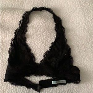 black bralette